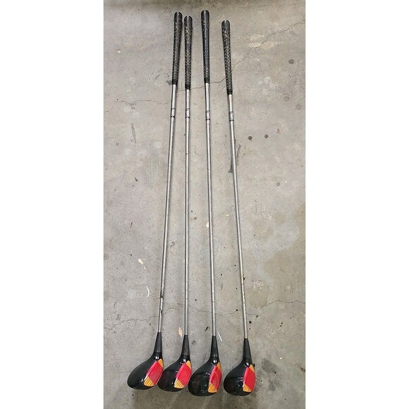 Vintage Ping Karsten III Fairway Wood Set 1 3 4 5 Woods RH ZZ Lite Steel Shaft - Picture 1 of 11